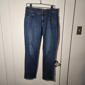 LOFT Dark Blue Straight Leg Jeans